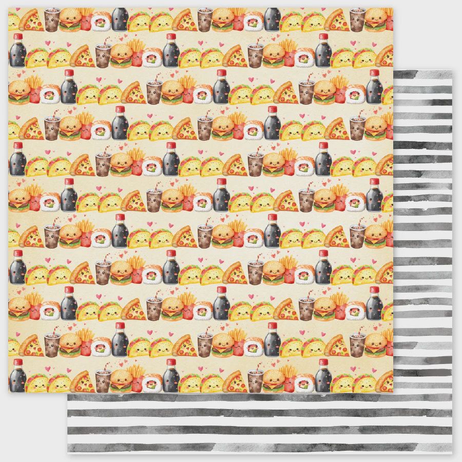 Perfect Pairs Basics B 12x12 Paper