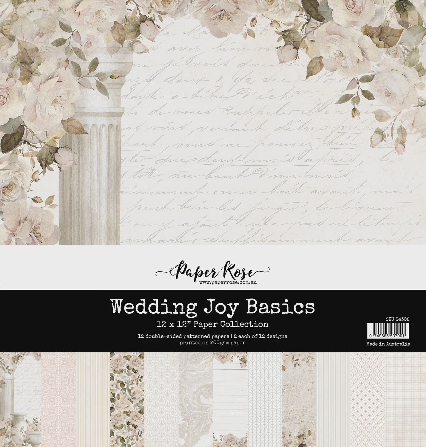 Wedding Joy Basics 12x12 Paper Collection