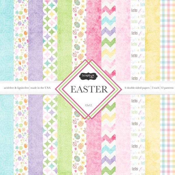 Easter Double Sided 12x12 Paper Pack