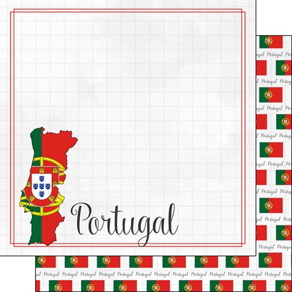 Portugal Adventure Border Paper 12x12