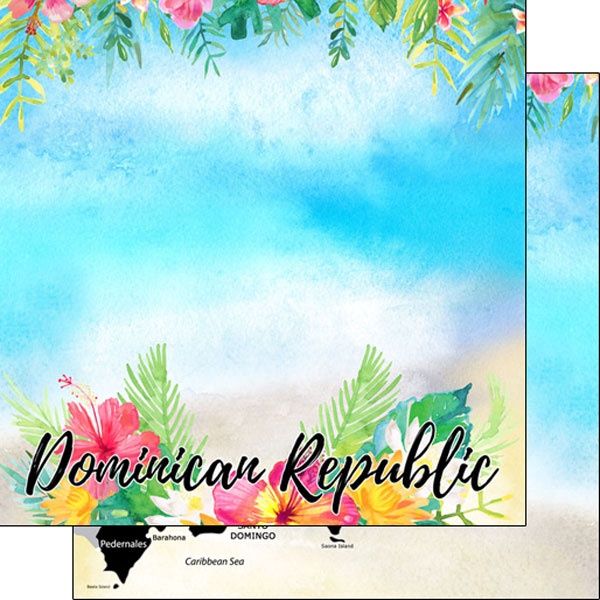Dominican Republic Getaway Paper 12x12