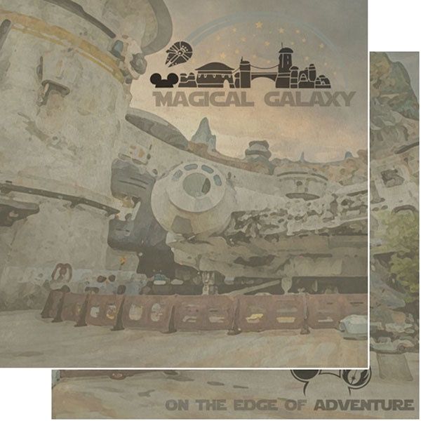 Magical Galaxy Paper 12x12