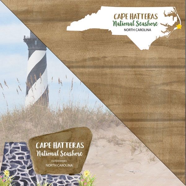 North Carolina - Cape Hatteras National Seashore Paper 12x12