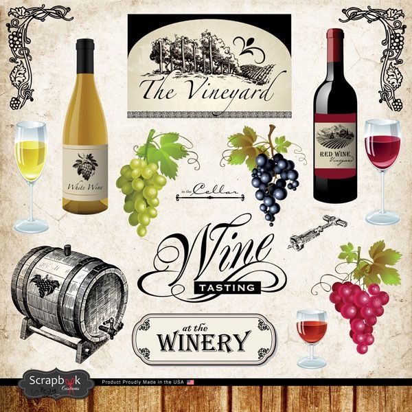The Vineyard Winery Stickers