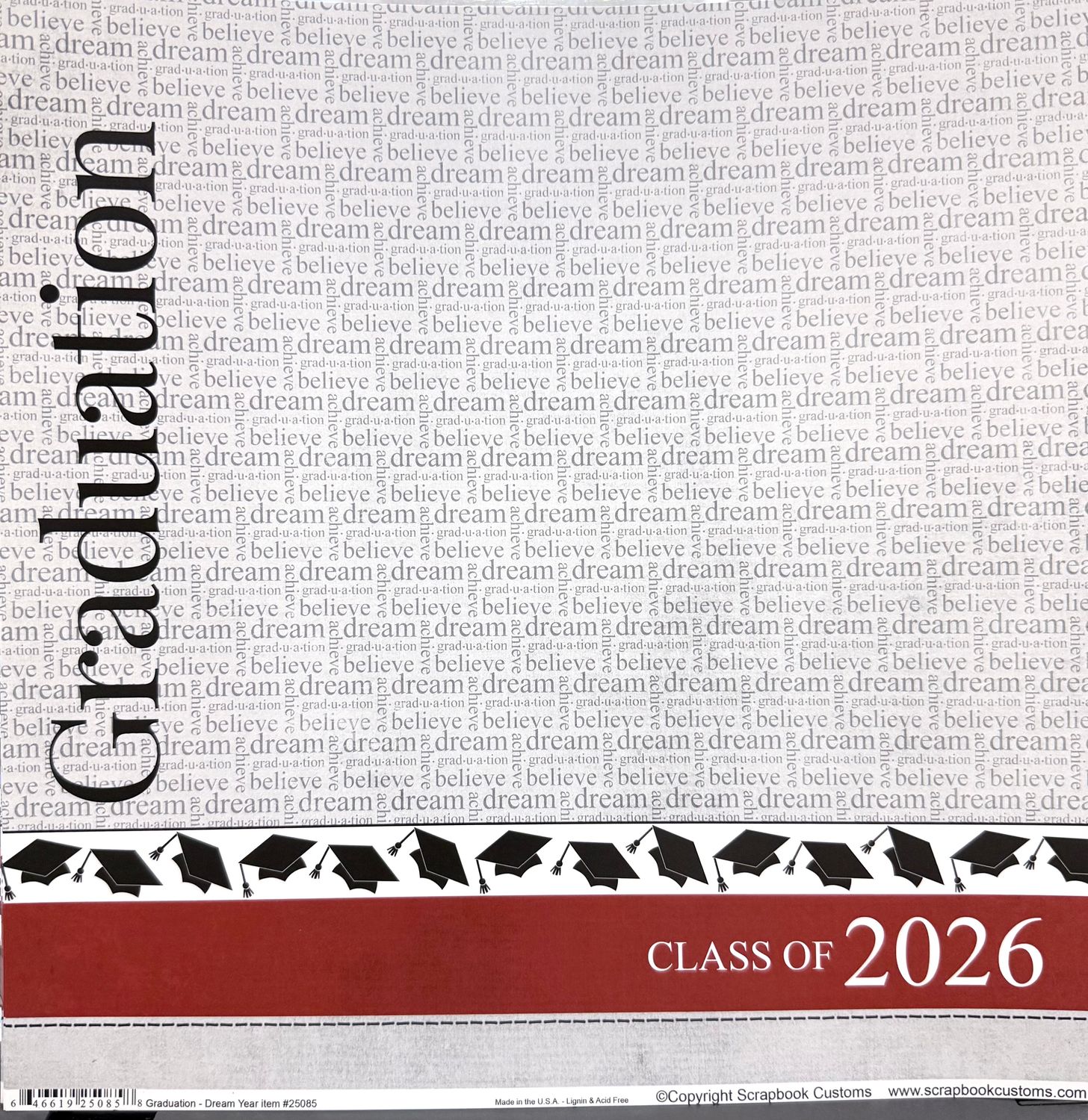 Graduation - Dream Year Custom 2026 Paper