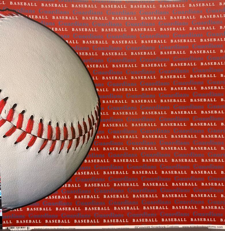 Guardians Baseball Custom Go Big Right Paper