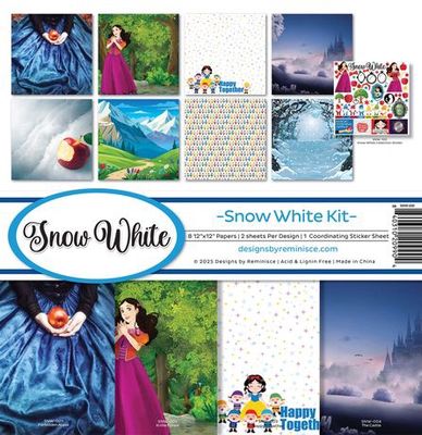 Reminisce Collection Kit 12"X12" Snow White