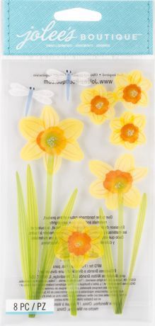 Jolee's Vellum Stickers Daffodils
