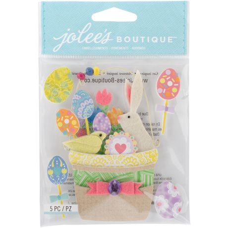 Jolee's Boutique Dimensional Stickers Easter Basket