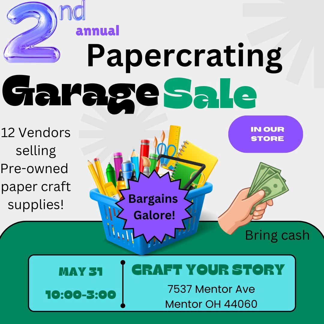 28. Garage Sale- May 31, 2026