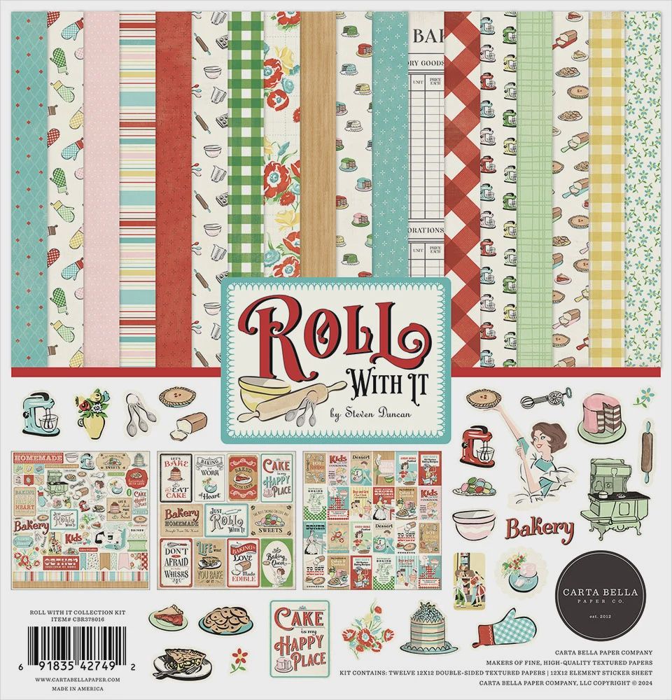 Carta Bella Paper - Roll With It Collection - 12 x 12 Collection Kit