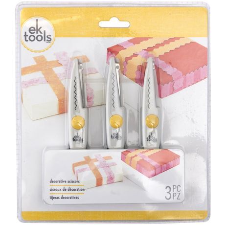 EK Decorative Scissors 3/Pkg