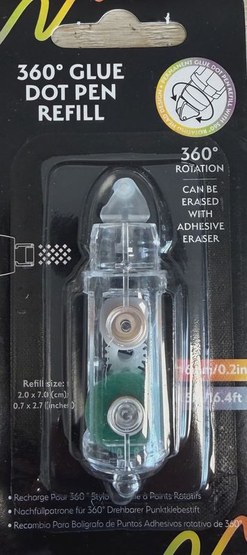 Arden Creative Studio 360° Glue Dot Tape Pen Refill