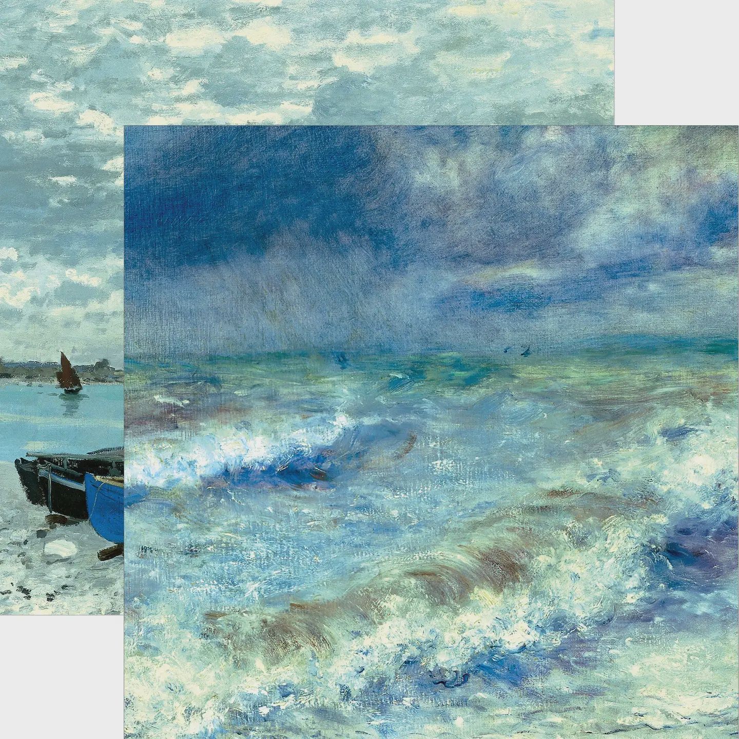 Fine Art - Seascape 12 X 12 Scrapbook Paper