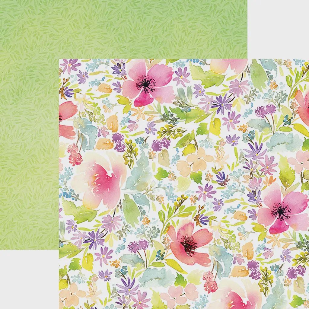 Scrapbook Paper - Spring Floral