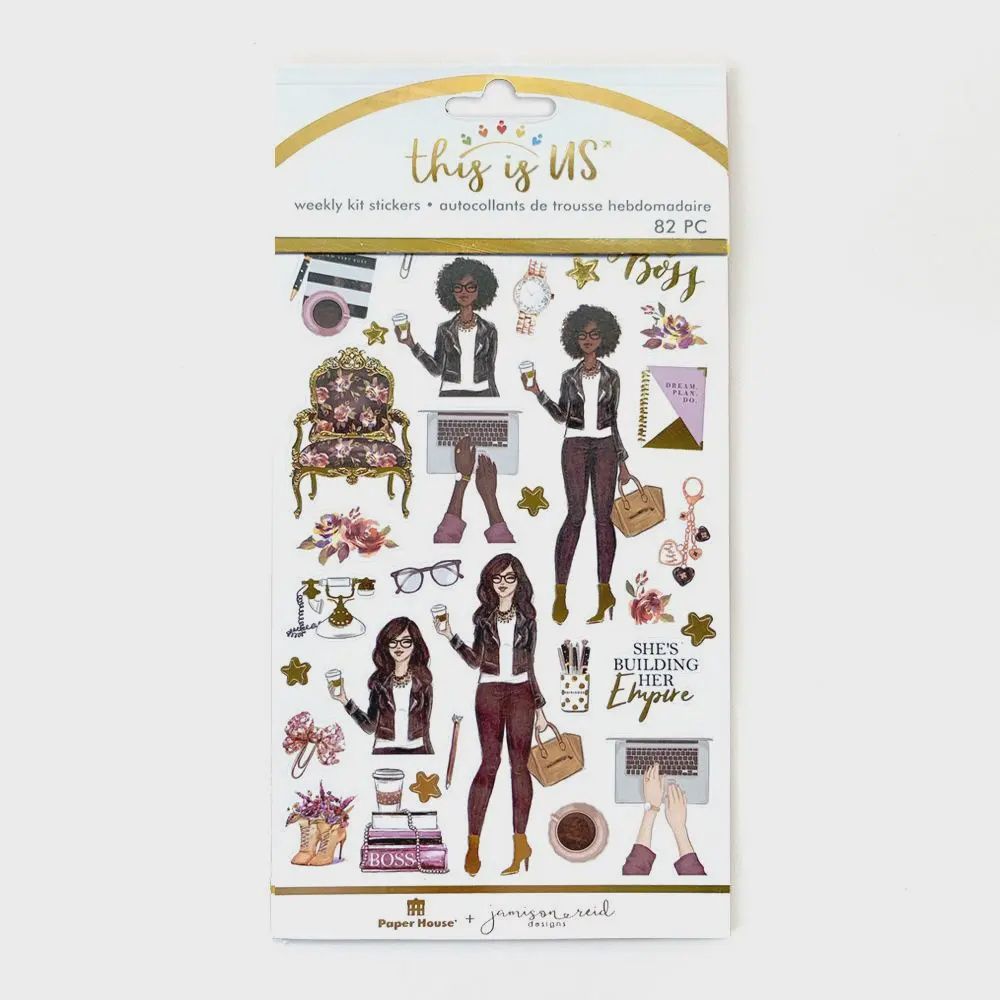 Girl Boss Weekly Sticker Kit