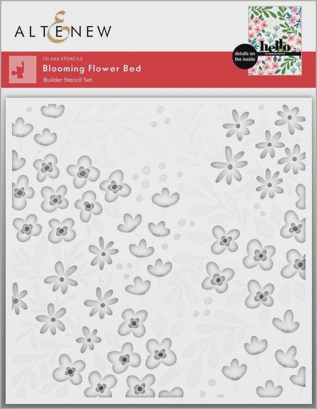 Blooming Flower Bed Stencil Set (3 in 1)