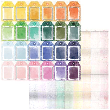 Artful Moments Double-Sided Cardstock 12"X12" Starters 8