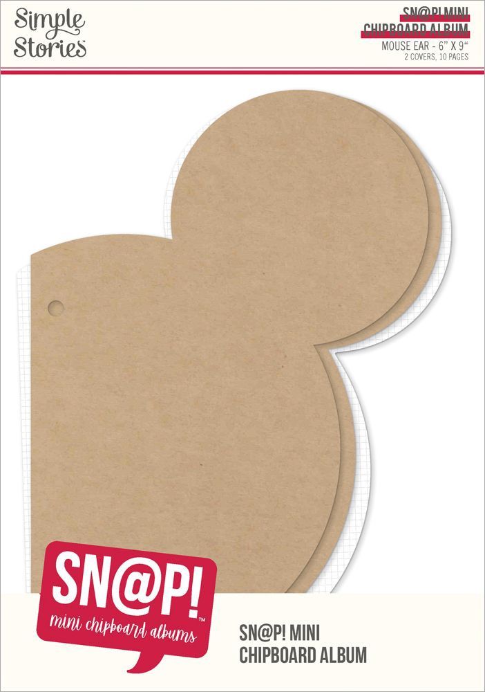 SN@P! Mini Chipboard Album Mouse Ear