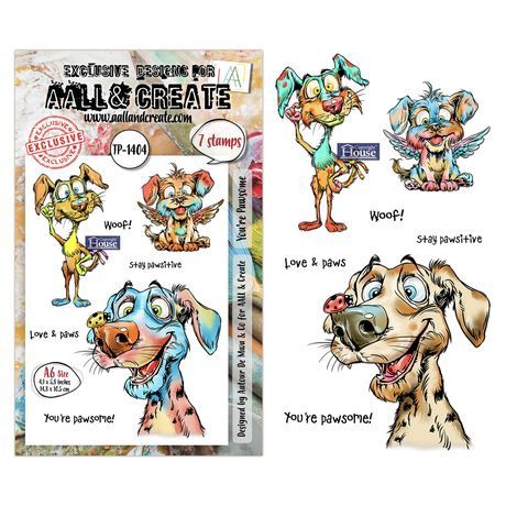 AALL And Create A6 Photopolymer Clear Stamp Set You're Pawsome