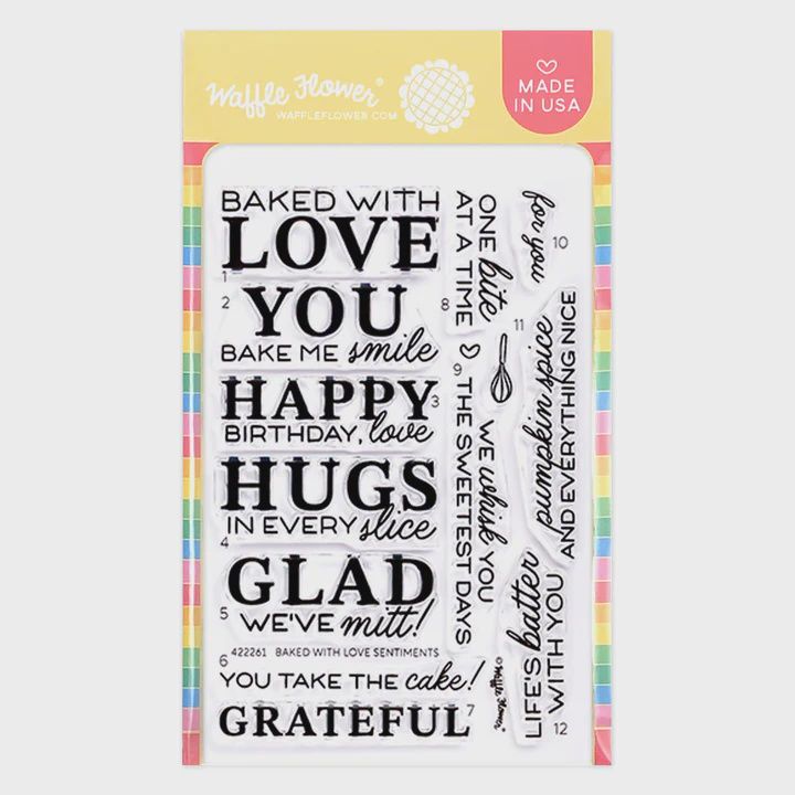 Baked with Love Sentiments