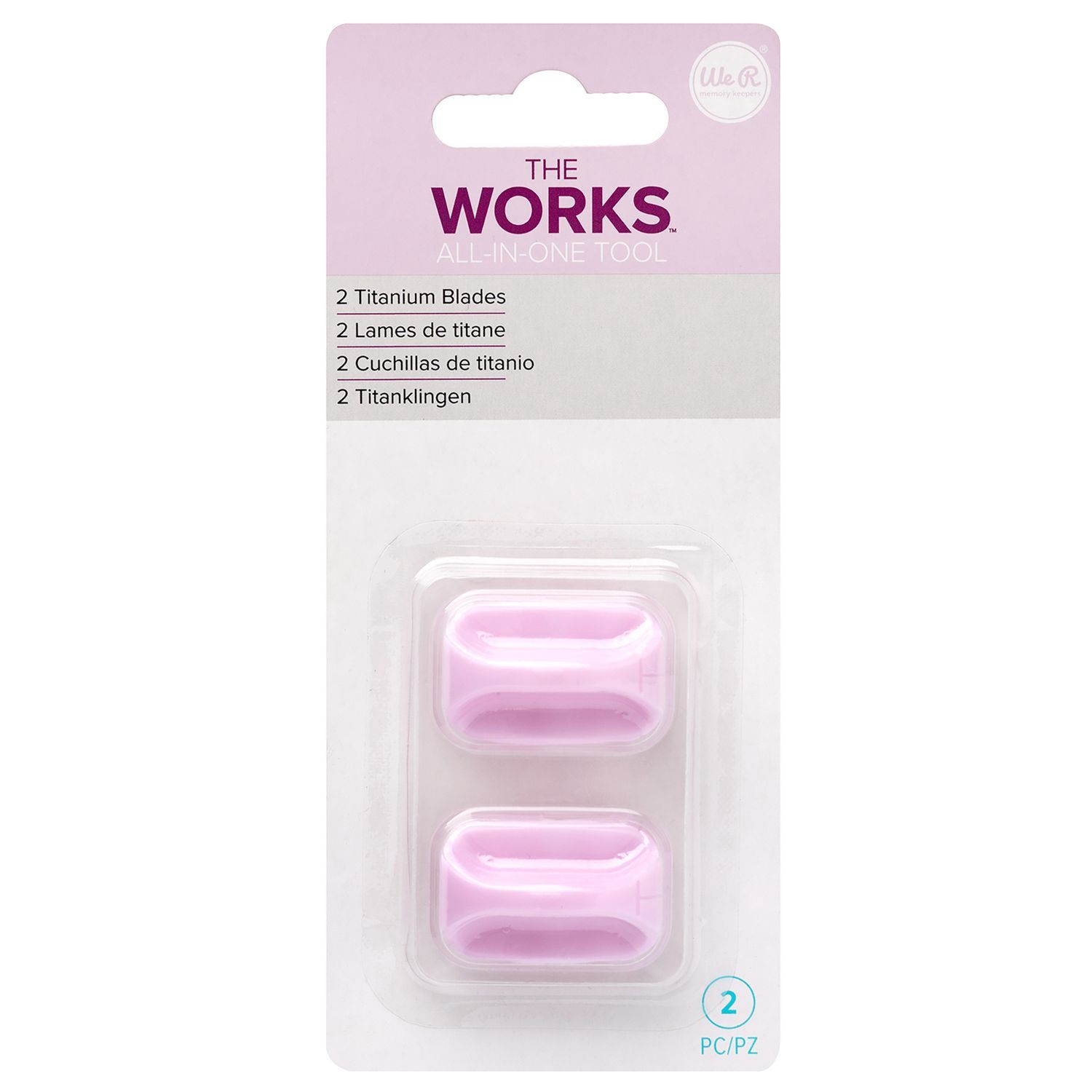 We R The Works All-In-One Refill Blades 2/Pkg