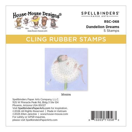 House Mouse Dandelion Dreams Stamp Set