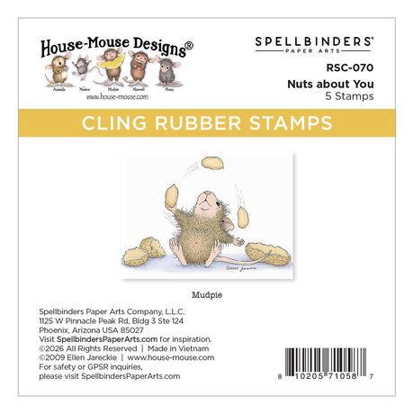 House Mouse Nuts About You Stamp Set