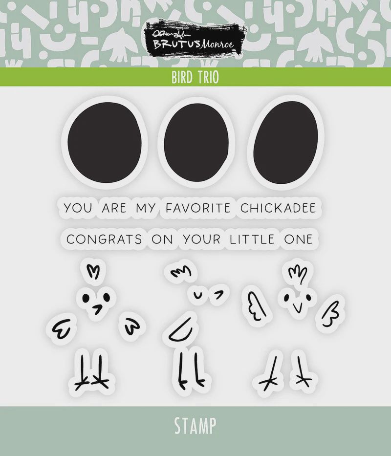 Bird Trio | 4x4 Stamp Set