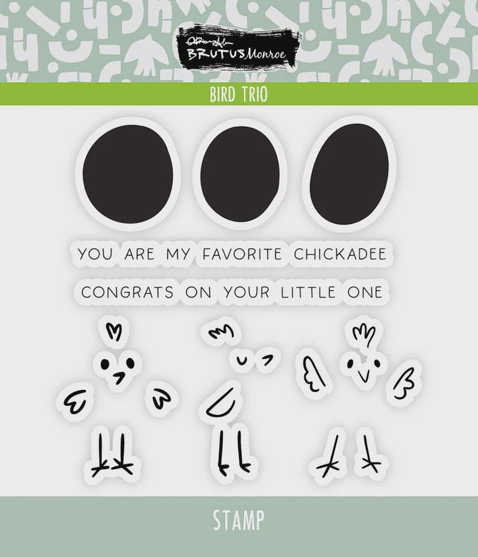 Bird Trio | 4x4 Stamp Set
