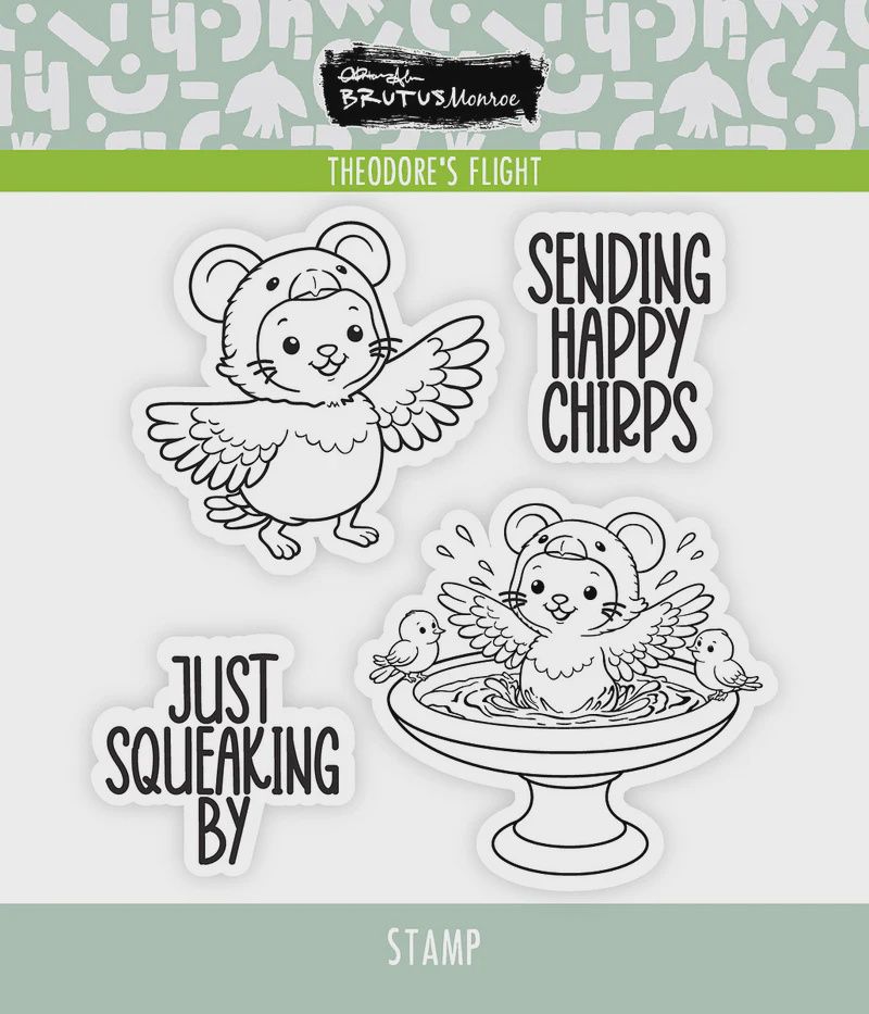 Theodore's Flight | 4x4 Stamp Set