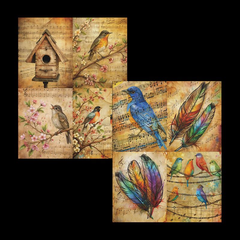 Feathered Song | DuoFoil Sheet