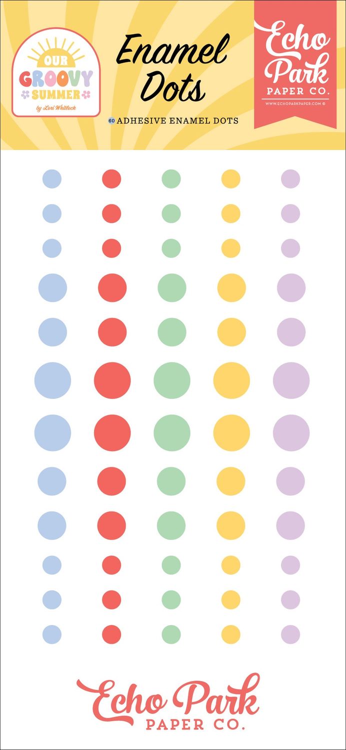 Our Groovy Summer Enamel Dots Our Groovy Summer Enamel Dots