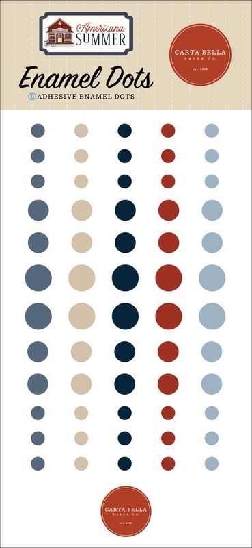 Americana Summer Enamel Dots