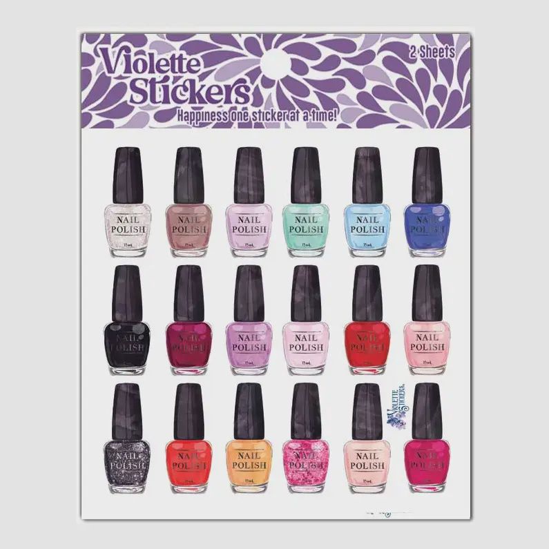 K114 Nail Polish Stickers