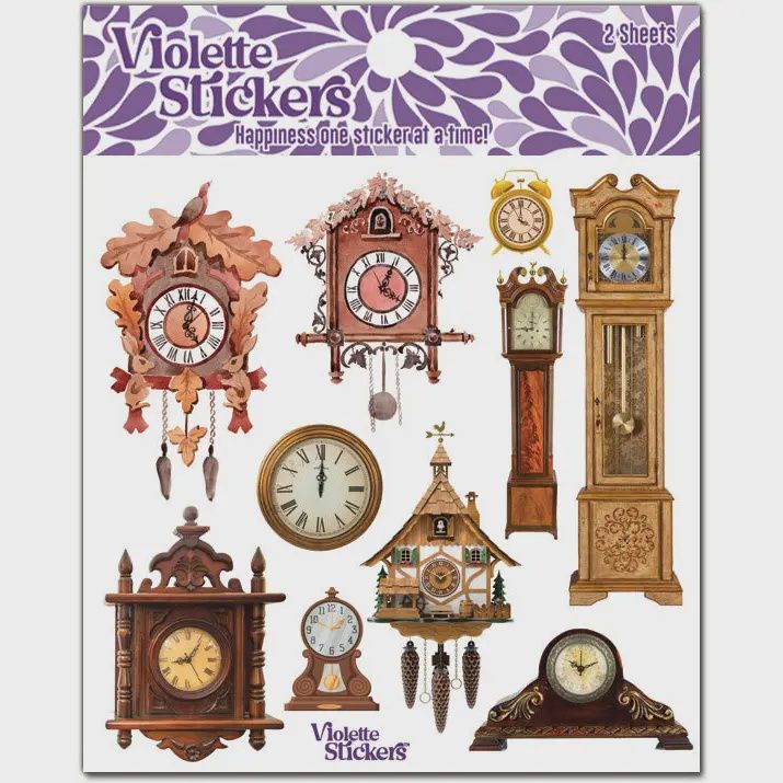 K194 Clock Stickers