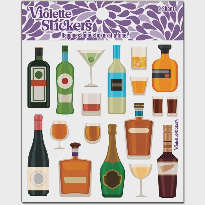 K256 Happy Hour Stickers