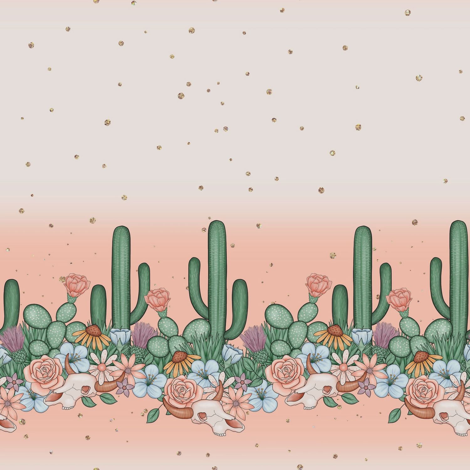Cactus Dreams 12 X 12 Double-Sided Scrapbook Paper
