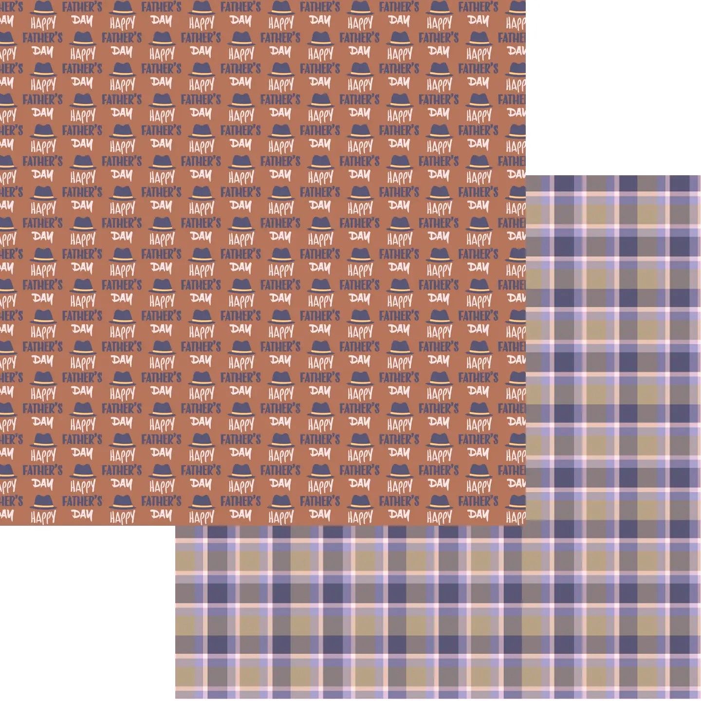 Dad Collection Happy Father's Day 12 X 12 Double-Sided Scrapbook Paper