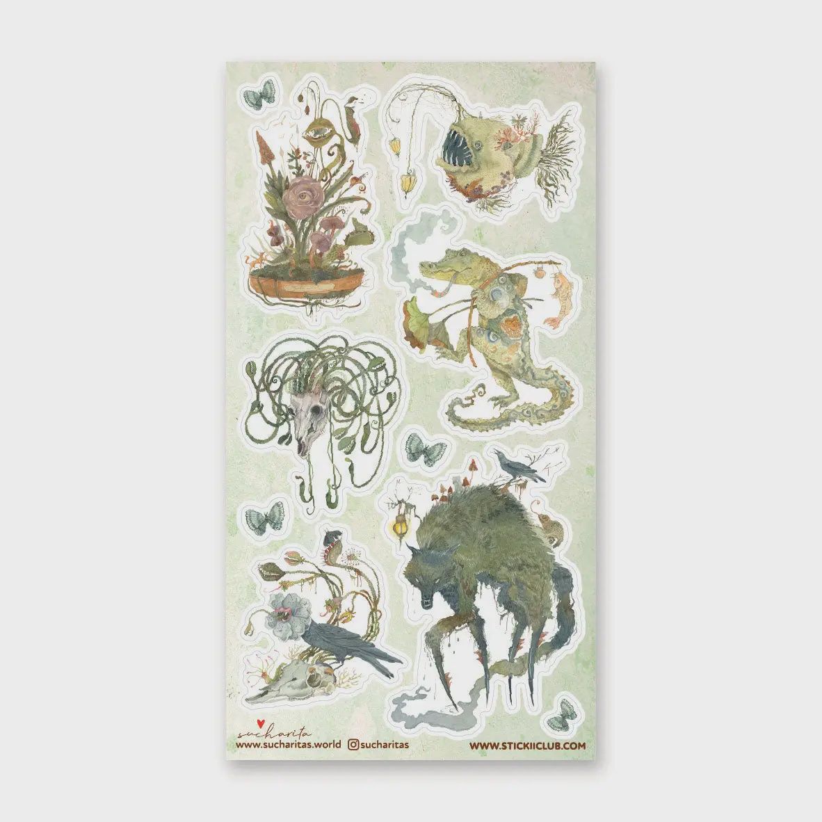 Mystic Wild Things Sticker Sheet