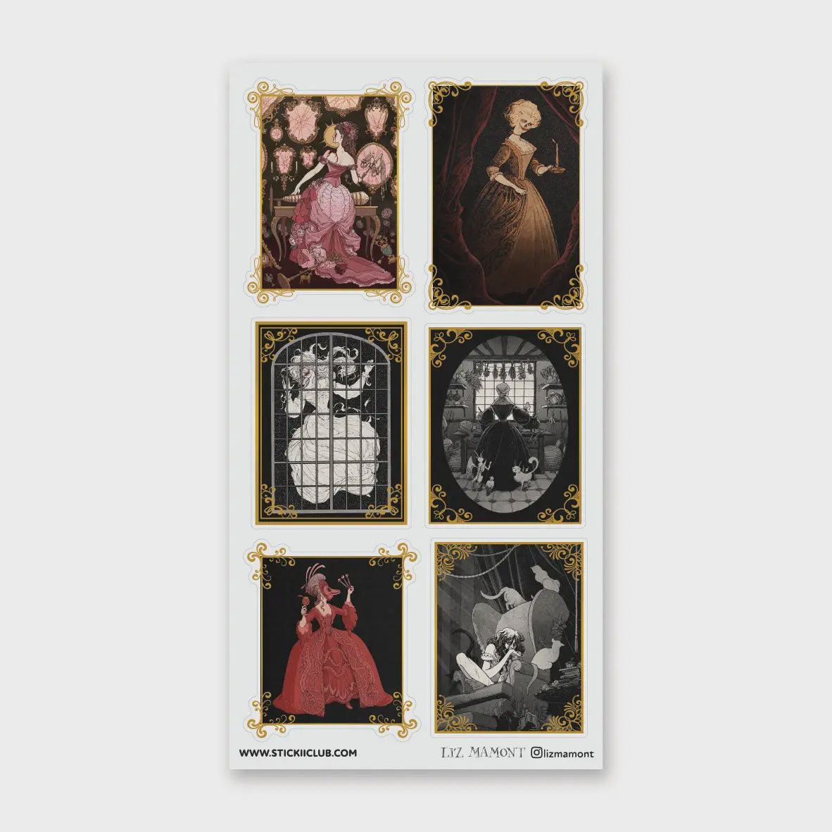 Gothic Tales Sticker Sheet