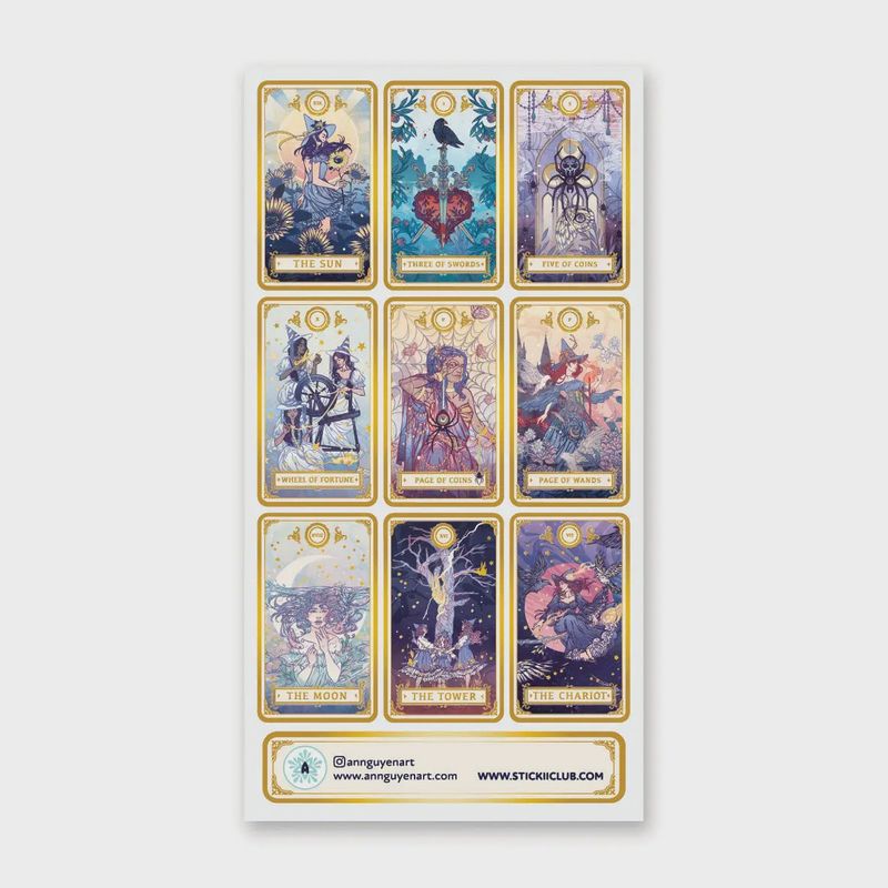 Witchy Tarot Sticker Sheet