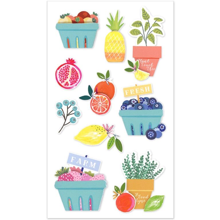 MultiCraft – Forever in Time – Handmade Stickers – Farm Fresh