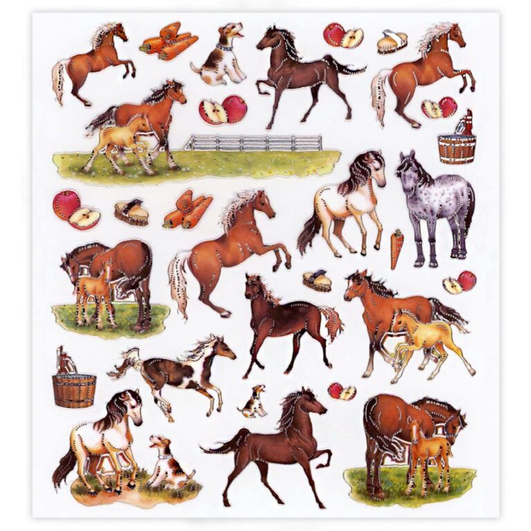 MultiCraft – Forever in Time – Dazzle Stickers – Horse Farm