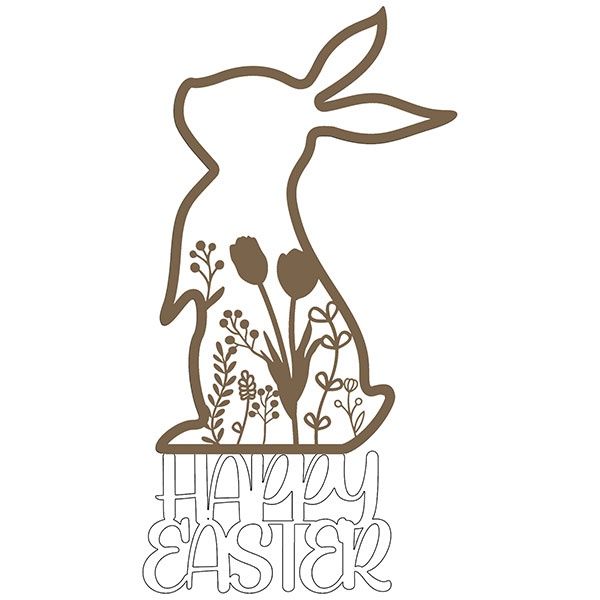 Happy Easter Bunny Laser