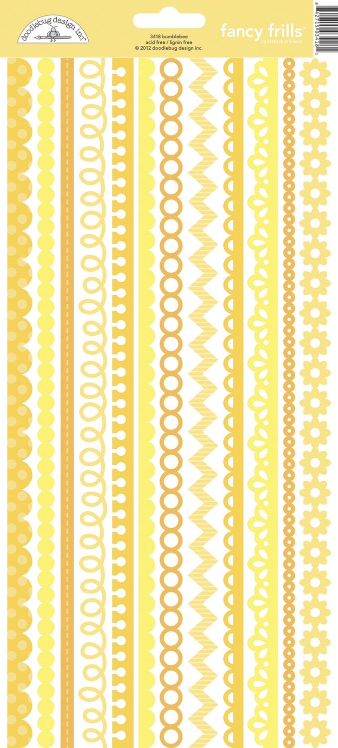 Fancy Frills Stickers 3418 Bumblebee