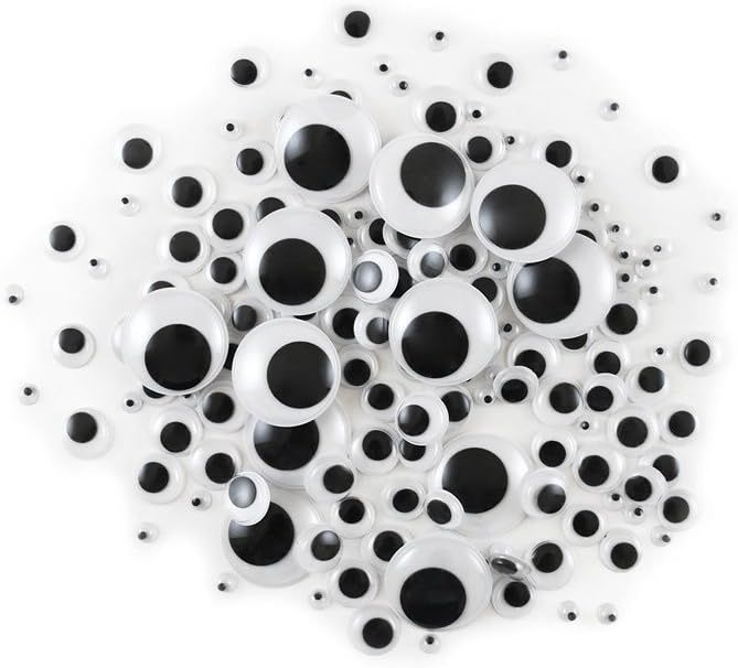 MultiCraft – Krafty Kids – Googly Eyes – 5mm-24mm (150 Pieces)