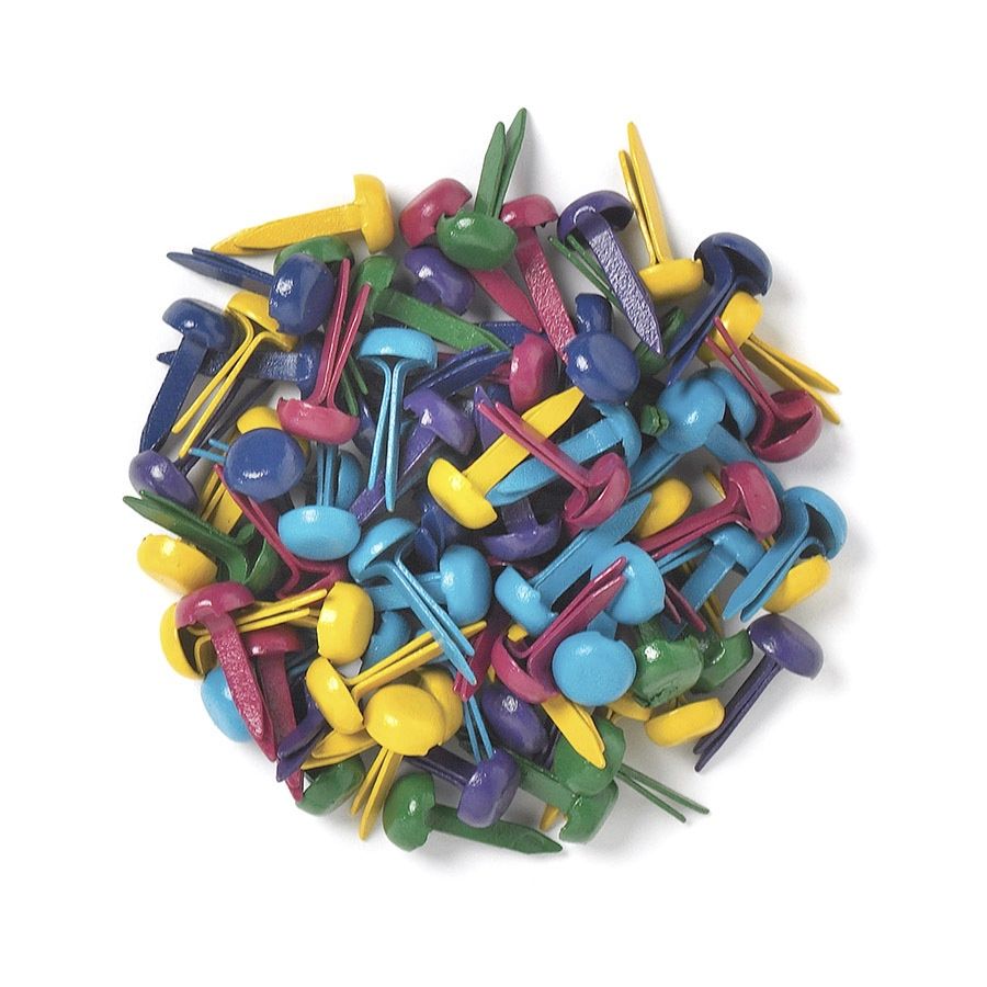 Doodlebug Mini Brads 66 Jewel Assortment 100 Count