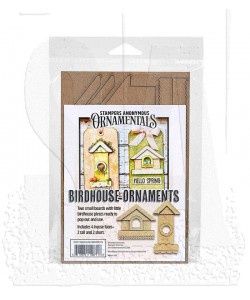 Stampers Anonymous Ornamentals: Birdhouse Ornaments