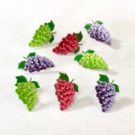 Eyelet Outlet Shape Brads 12/Pkg Grape